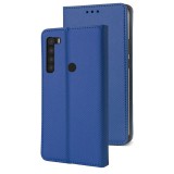 OEM Xiaomi Redmi Note 8T könyvtok, fliptok, telefon tok, mágneszáras, sötétkék, Smart Case book