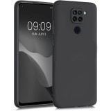 OEM Xiaomi Redmi Note 9 szilikon tok, hátlaptok, telefon tok, matt, fekete
