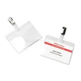 OFFICE DEPOT 90x60mm klippes fekvő 50db névkitűző (OFFICE_DEPOT_1520142)