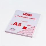Office Depot A5 50 lapos kockás gyűrűskönyv betét (2515-52)