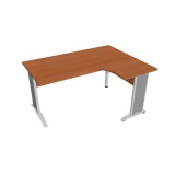 OFFICE PRO HOBIS Cross CE 2005 L Ergo asztal, bal 160*120 cm - cseresznye