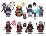 Ojor 8 db-os Naruto mini figura alap szett