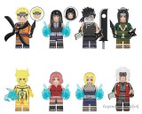 Ojor 8 db-os Naruto mini figura szett lányokkal