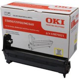 OKI C5850,5950 Drum Yellow  (Eredeti) (43870021)