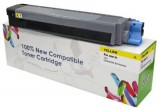 OKI kompatibilis OKI C810 toner Yellow 8000 oldal* CartridgeWeb (utángyártott, magas minőségű)