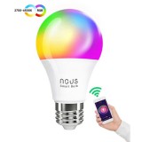 Okos LED izzó – E27 9W RGB