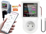 Okos termosztát dugalj – WiFi termosztát konnektor, fogyasztásmérővel S1-WIFI-TuyaSmart
