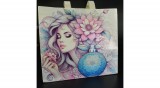 Ökotáska bevásárló táska Nőies virágmintás 40x37x17 cm