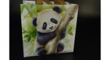 Ökotáska bevásárló táska Pandás 30x30x18 cm