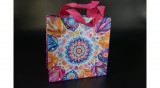 Ökotáska bevásárló táska Pink mandala 26x26x12  cm