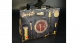 Ökotáska Luxury Beauty fekete arany prémium bevásárló táska 30x24x14 cm