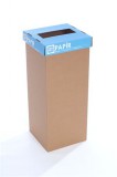 ÖKUKA Szelektív hulladékgyűjtő, újrahasznosított, 60 l, RECOBIN "Slim", kék