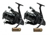 Okuma 8K Carp FD 5+1Bb elsőfékes távdobó orsó szett DUO PACK (57739x2)