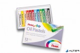 Olajpasztell kréta, PENTEL, "Arts", 12 különböző szín