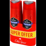 OLD SPICE Captain Shower Gel 2-in1 pack 2× 400 ml (8001841671567)