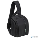 Oldaltáska, DSLR fényképezőgéphez, RIVACASE "Green Mantis 7470" fekete