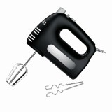 Oliver Voltz Daisy, OV51110W, 500 W, 6 sebességfokozat, Turbó funkció, Fekete, Kézi mixer