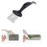 Olivia Garden Ceramic+Ion 2in1 hajkefe tisztító fekete