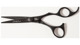Olivia Garden Silkcut Shear Matt Black Edition hajvágó olló 5.75