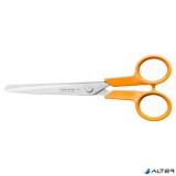Olló, papírvágó, 17 cm, FISKARS "Classic" narancssárga