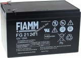 Ólom akku 12V 12Ah (FIAMM) típus FG21202 VDS-minősítéssel (csatlakozó: F2) - Kiárusítás!