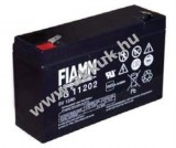Ólom akku 6V 12Ah (FIAMM) típus FG11202 VDS-minősítéssel (csatlakozó: F2)