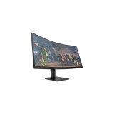OMEN by HP 34" Ívelt Gaming monitor 34c WQHD AG 3440x1440 165Hz 400cd, 3000:1, 1ms, DisplayPort, HDMI - fekete Gyártói cikkszám: 780K8AA#ABB