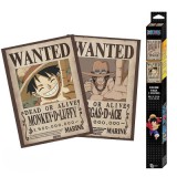 One Piece - Luffy és Ace körözési plakát poszter szett
