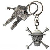 One Piece- Luffy koponyás kulcstartó (3d)