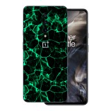 OnePlus 7 Pro - Zöld füstcsíkos hátlap fólia