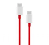 OnePlus WARP adatkábel (Type-C - Type-C, gyorstöltő, 100cm, törésgátló) PIROS