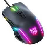 Onikuma CW905 RGB vezetékes Gamer egér USB, fekete