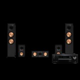 Onkyo TX-SR393 + Klipsch R-600F 5.0 házimozi szett, fekete