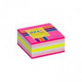 Öntapadó jegyzettömb, 51x51 mm, 250 lap, STICK N, neon rózsaszín [250 lap]