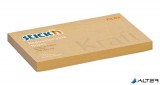 Öntapadó jegyzettömb, 76x127 mm, 100 lap, STICK N "Kraft Notes", barna