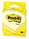 Öntapadó jegyzettömb, 76x76 mm, 100 lap, 3M POSTIT, sárga (LP6820B)