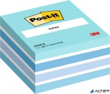 Öntapadó jegyzettömb, 76x76 mm, 450 lap, 3M POSTIT, aquarell kék