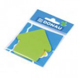 Öntapadó jegyzettömb, nyíl alakú, 50 lap, DONAU, zöld [50 lap]