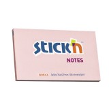 Öntapadó jegyzettömb STICK&#039;N 76x127mm pasztel pink 100 lap