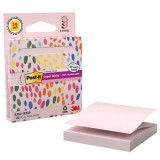 Öntapadó jegyzettömb, Z, adagolóval, 76x76 mm, 90 lap, 3M POSTIT Super Sticky, pasztel rózsaszín (LPR330PR)