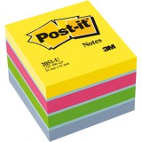 öntapadós jegyzet 3m post-it lp2051u 51x51mm mini kocka ultra színek 400 lap 12761