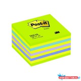 Öntapadós jegyzettömb 3M Post-it LP 2028NB 76x76mm lollipop zöld 450 lap