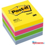 Öntapadós jegyzettömb 3M Post-it LP2051U 51x51mm mini kocka ultra színek 400 lap