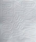 . Öntapadós matrica, 5 cm-es, betűlap, ABC második fele, fehér (LUIN138)