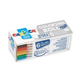 Öntapadós mini színezőhenger 6db mini ceruzával - Carioca