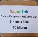 Öntapadós nyomtatható Vinyl Matt fólia 100 mic. 914mm x 30m