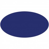 Öntapadós ovális matrica Kék