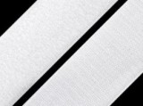 Öntapadós tépőzár szalag 2 cm széles - fehér színű