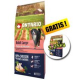 ONTARIO Adult Large chicken & potatoes 12kg + 2,25kg GRATIS