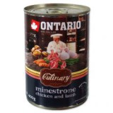 ONTARIO Culinary Minestrone Chicken and Lamb konzerv 400 g